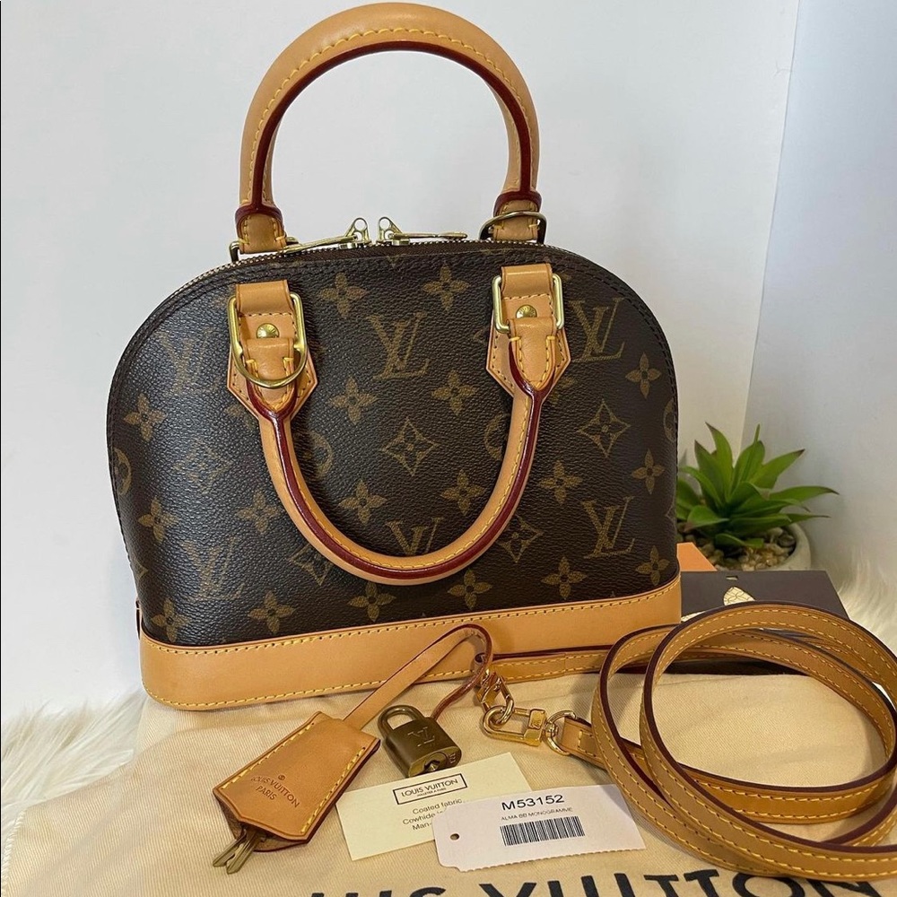 🔥Louis Vuitton Alma BB M53152 LV Handbag Crossbody Bag,Satchel Monogram Canvas